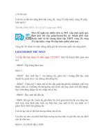 Bài soạn LICH THI HUYEN IOE