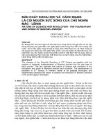 BẢN CHẤT KHOA HỌC VÀ CÁCH MẠNG LÀ CỘI NGUỒN SỨC SỐNG CỦA CHỦ NGHĨA MÁC - LÊNIN