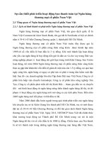 Sự cần thiết phát triển hoạt động bao thanh toán tại Ngân hàng thương mại cổ phần Nam Việt