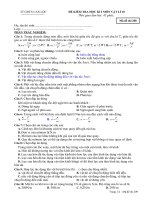 Đề KT HK1 Lý 10 hay