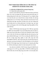 THỰC TRẠNG HOẠT ĐỘNG CHO VAY TIÊU DÙNG TẠI NHNO&PTNT CHI NHÁNH THĂNG LONG