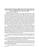 MỘT SỐ í KIẾN NHẰM HOÀN THIỆN CÔNG TÁC KẾ TOÁN TIÊU THỤ THÀNH PHẨM VÀ XÁC ĐỊNH KẾT QUẢ TIÊU THỤ THÀNH PHẨM TẠI CÔNG TY PHÂN LÂN NUNG CHẢY VĂN ĐIỂN