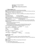 Gián án học kỳ I KT mới