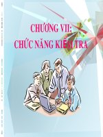 chức năng kiểm tra