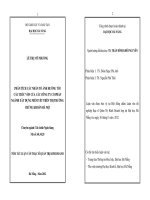 Phân tích các nhân tố ảnh hưởng tới cấu trúc vốn của các công ty cổ phần ngành xây dựng niêm yết trên thị trường chứng khoán hà nội 