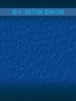 Tài liệu góc ở tâm