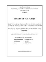 Kế toán tập hợp chi phí sản xuất và tính giá thành sản phẩm tạiTổng Công Ty CP Xây Dựng Đầu Tư Phát Triển Đô Thị chi nhánh số 7