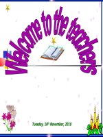 Bài giảng Unit 7  Speaking