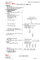 Tài liệu GIAO AN TOAN LOP 2-HKII