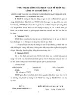 THỰC TRẠNG CÔNG TÁC HẠCH TOÁN KẾ TOÁN TẠI CÔNG TY CƠ KHÍ ÔTÔ 3