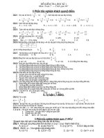 Bài soạn KT học kì 1 Toán 7