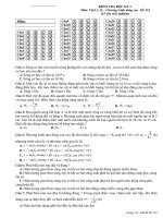 Lý 12 Đề thi HK I số 4