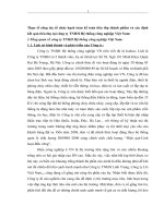 Thực tế công tác tổ chức hạch toán kế toán tiêu thụ thành phẩm và xác định kết quả tiêu thụ tại công ty TNHH Hệ thống công nghiệp Việt Nam