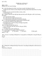 Đề KT KHoa học HKI lớp4