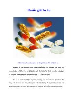 Thuốc giải lo âu