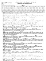 Đề mẫu thi HKI Lý 11 số 4