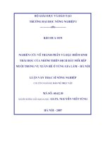 Nghiên cứu về thành phần và đặc điểm sinh thái học của nhóm thiên địch bắt mồi rệp muội trong vụ xuân hè ở vùng gia lâm   hà nội 