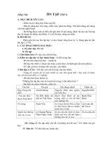 Bài giảng Ôn tập cuối kỳ 1