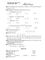 Bài giảng DE KTHK II TOAN 6.1