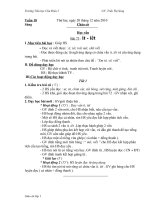 Bài soạn GA lớp 1 tuần 18 - Song