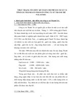 THỰC TRẠNG TỔ CHỨC KẾ TOÁN CHI PHÍ SẢN XUẤT VÀ TÍNH GIÁ THÀNH SẢN PHẨM Ở CÔNG TY SỨ THANH TRÌ  VGLACERA