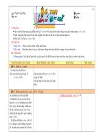 Bài soạn Tiết 51-Chương 4-ĐS 9