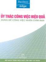 Ủy thác công việc hiệu quả Tác giả: Lesley Partridge.