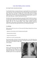 UNG THƯ PHỔI (LUNG CANCER)
