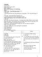 Bài giảng giao an lop ghep lop 1+2 tuan 20