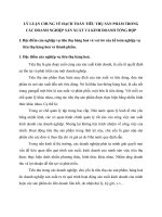 LÝ LUẬN CHUNG VỀ HẠCH TOÁN TIÊU THỤ SẢN PHẨM TRONG CÁC DOANH NGHIỆP SẢN XUẤT VÀ KINH DOANH TỔNG HỢP