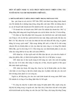 Một số kiến nghị và giải pháp nhằm hoàn thiện công tác tuyển dụng tại Chi nhánh Biti’s miền bắc