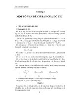 Luận văn tốt nghiệp - Một số vấn đề cơ bản của đồ thị