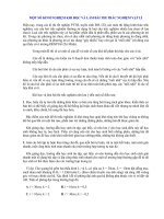 Gián án MỘT SỐ KINH NGHIỆM KHI HỌC VÀ LÀM BÀI THI TRẮC NGHIỆM VẬT LÍ