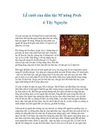 Lễ cưới của dân tộc M’nông Preh ở Tây Nguyên