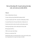 Thủ tục biên phòng đối với người, phương tiện nhập cảnh, xuất cảnh tại cửa khẩu đất liền