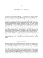 Colonial change, 1918–1950