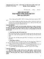 Bài giảng bao cao sk CĐ HKI