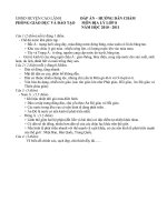 Tài liệu DAP AN HKI DIA 8