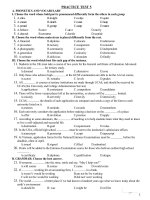 Trắc nghiệm tiếng anh 12 - uint  5