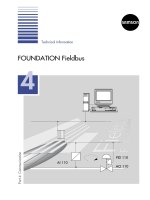 Technical information foundation fieldbus 