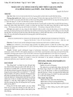 Nghiên cứu các hình ảnh đặc biệt từ X-Quang phổi