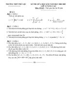 Tài liệu thi giua ki 08-09