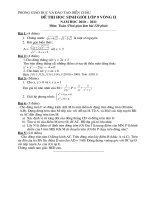 Gián án Đề thi Học Sinh giỏi Huyện V2(2010-2011)