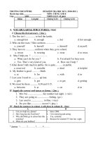 Gián án ÔN HKI ANH8 7