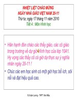 Bài giảng Tiết 14 : Giá trị lượng giác của các góc