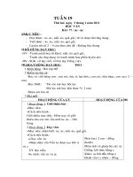 Gián án GIAO AN LOP 1 TUAN 19( CKTKN)