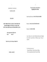 Hoàn thiện công tác quản lý thuế đối với doanh nghiệp có vốn đầu tư trực tiếp nước ngoài trên địa bàn thành phố đà nẵng 