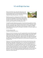 Về với lễ hội Côn Sơn