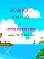 Bài giảng cac the he trong mot gia dinh- TNXH3
