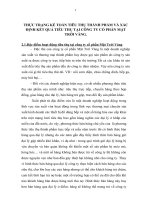 THỰC TRẠNG KẾ TOÁN TIÊU THỤ THÀNH PHẨM VÀ XÁC ĐỊNH KẾT QUẢ TIÊU THỤ TẠI CÔNG TY CỔ PHẦN MẶT TRỜI VÀNG